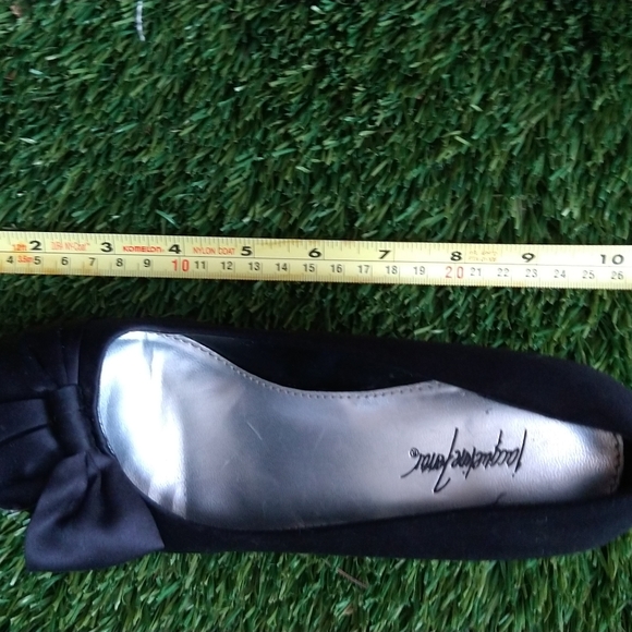 Jacqueline Ferrari Women's Heels Black Bow, 6 - Picture 13 of 15